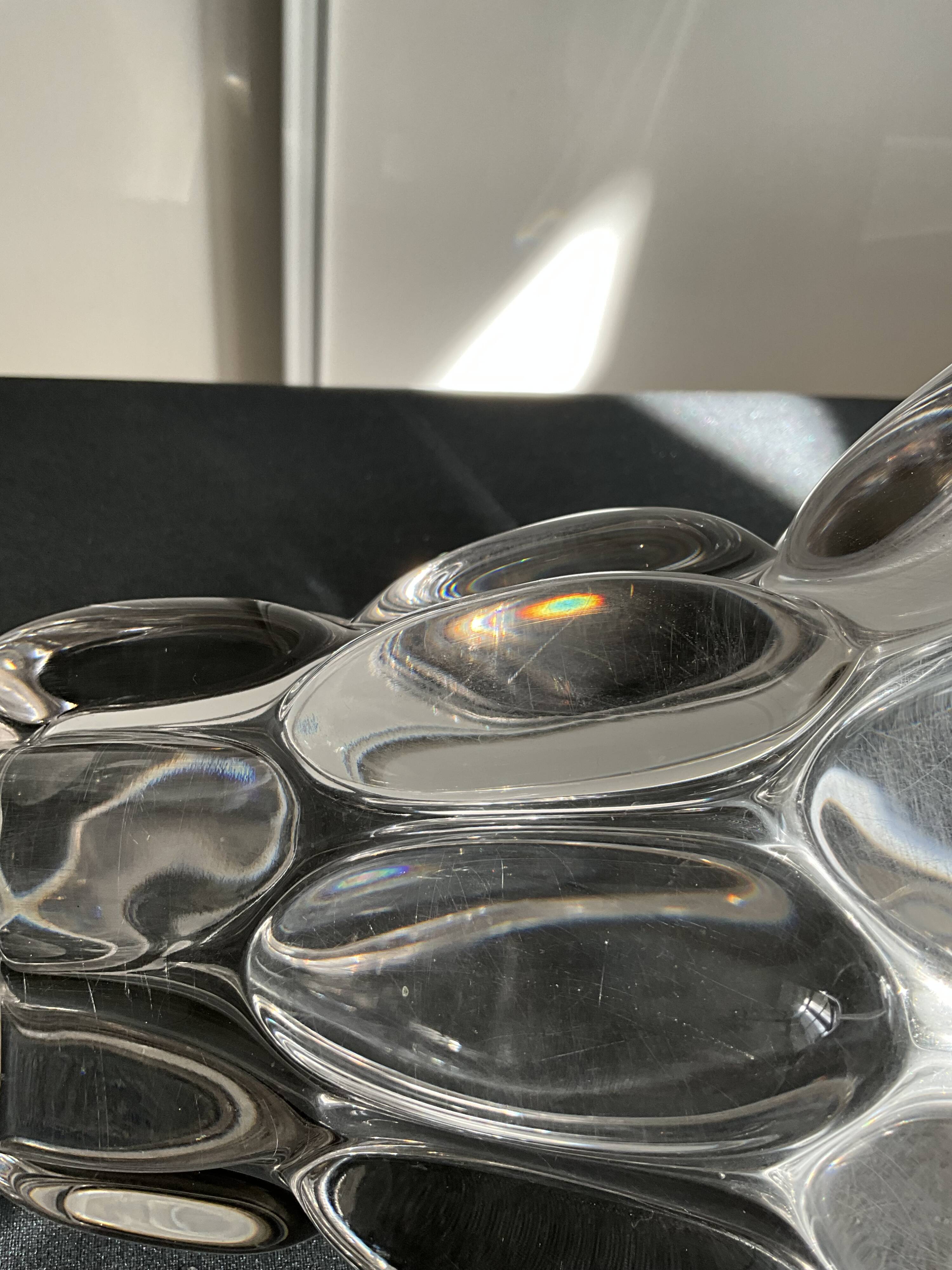 Vase en cristal français