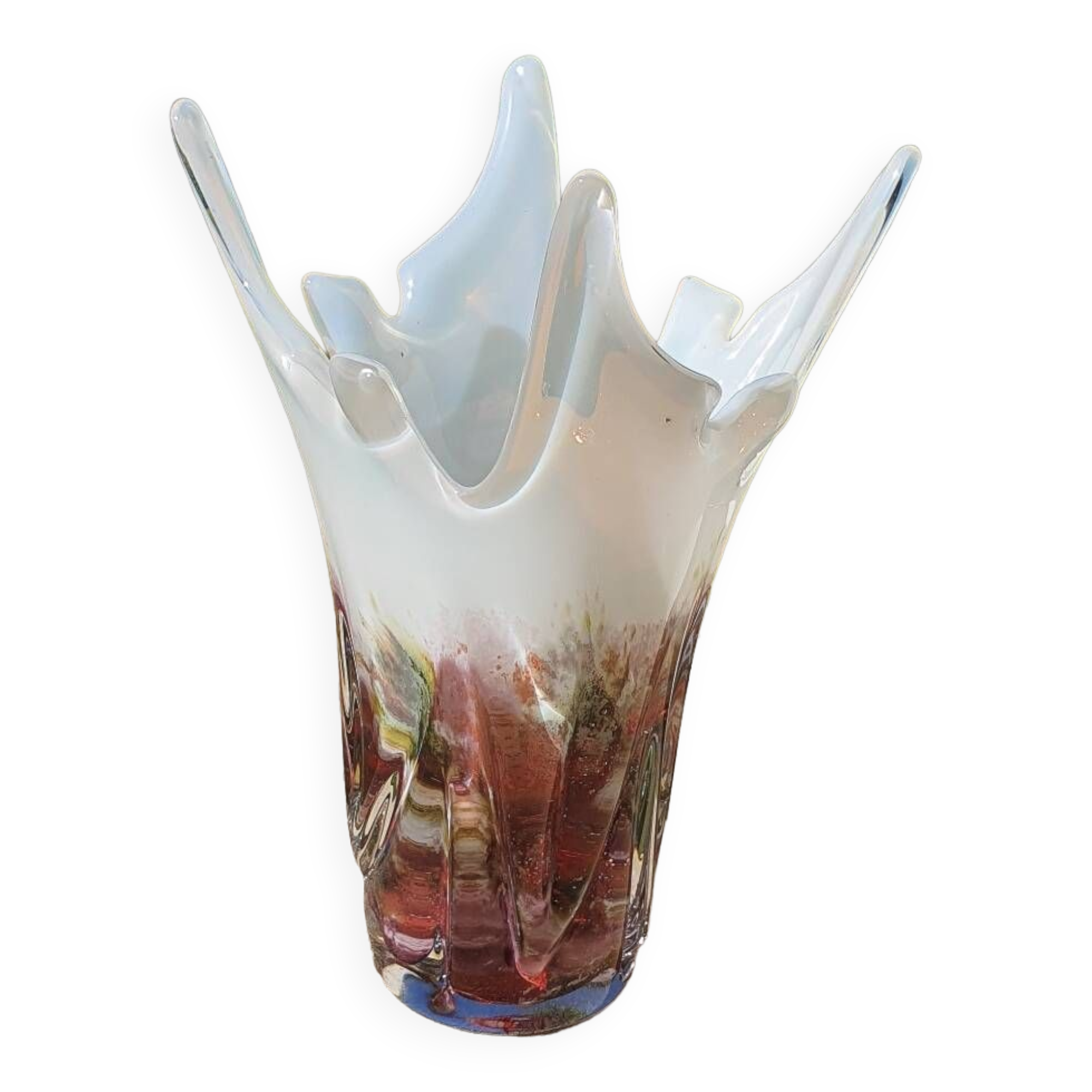 Waltersperger spun glass vase
