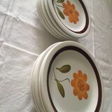 Vintage flower pattern tableware set