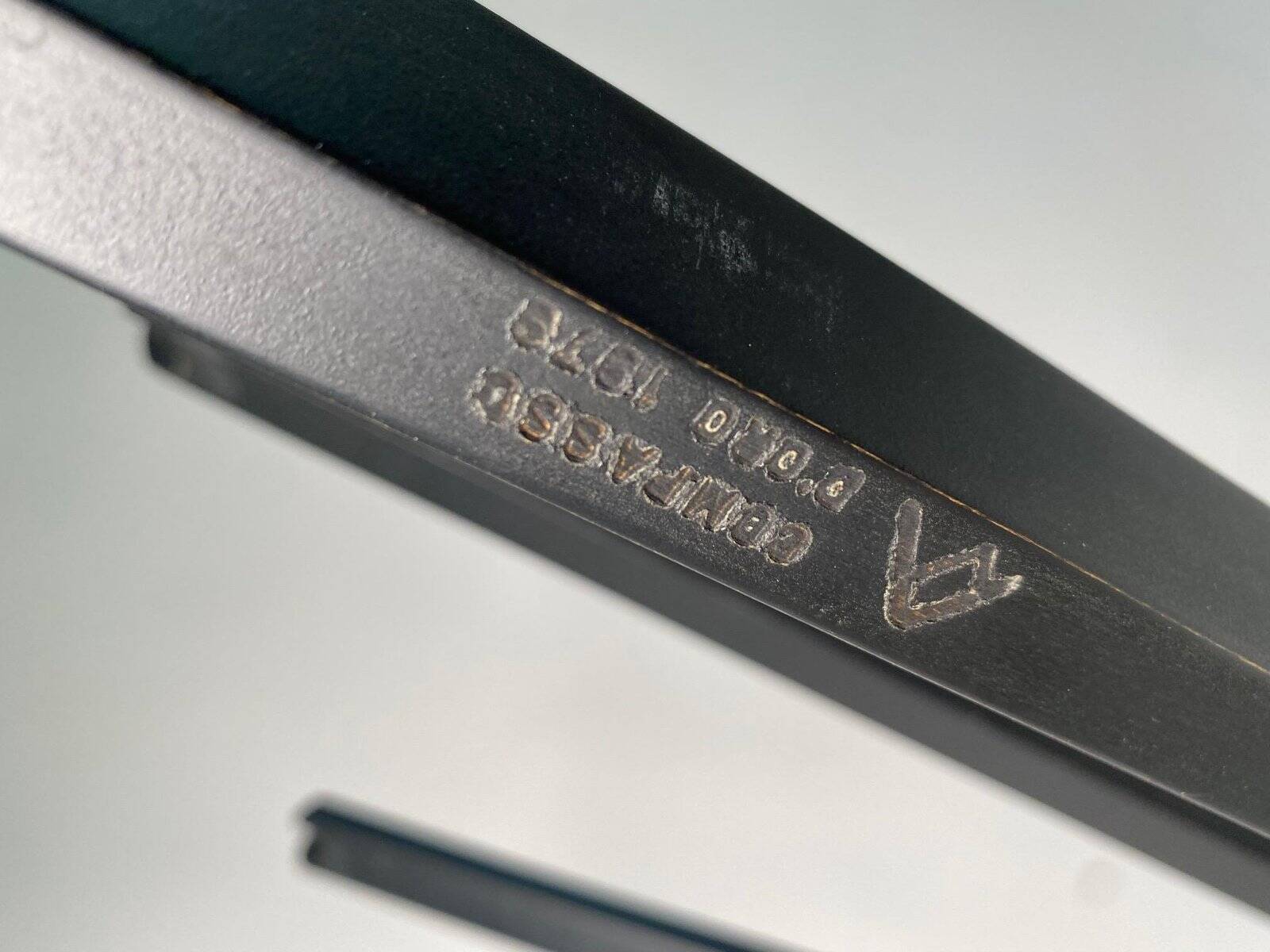 Vintage Zanotta Sciangai Adjustable Clothes Stand with Frame in Black Ash, 1973