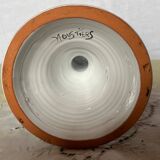 Moustiers earthenware decor kerosene lamp