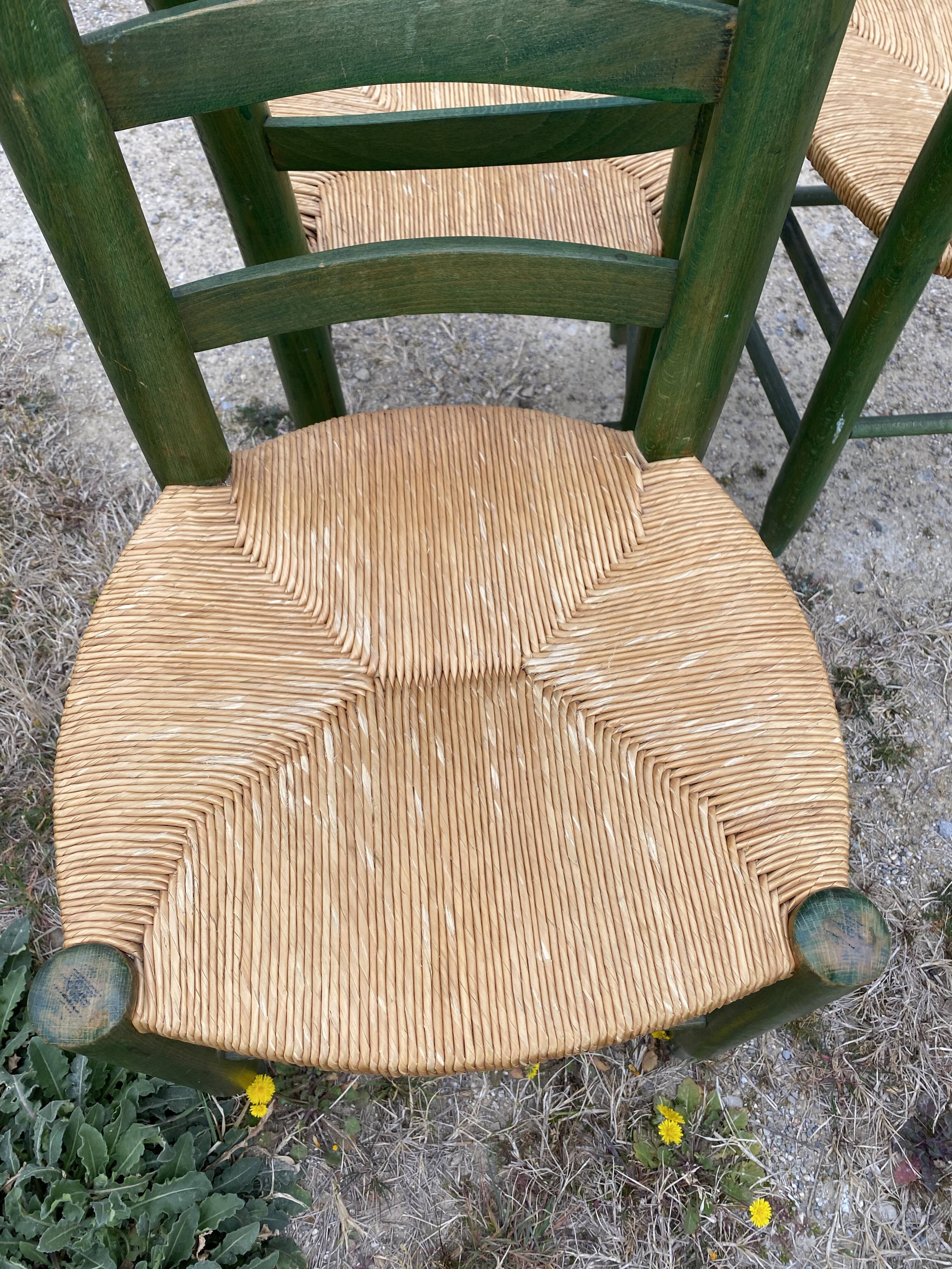 Set of 4 mulched chairs design campaign 1960