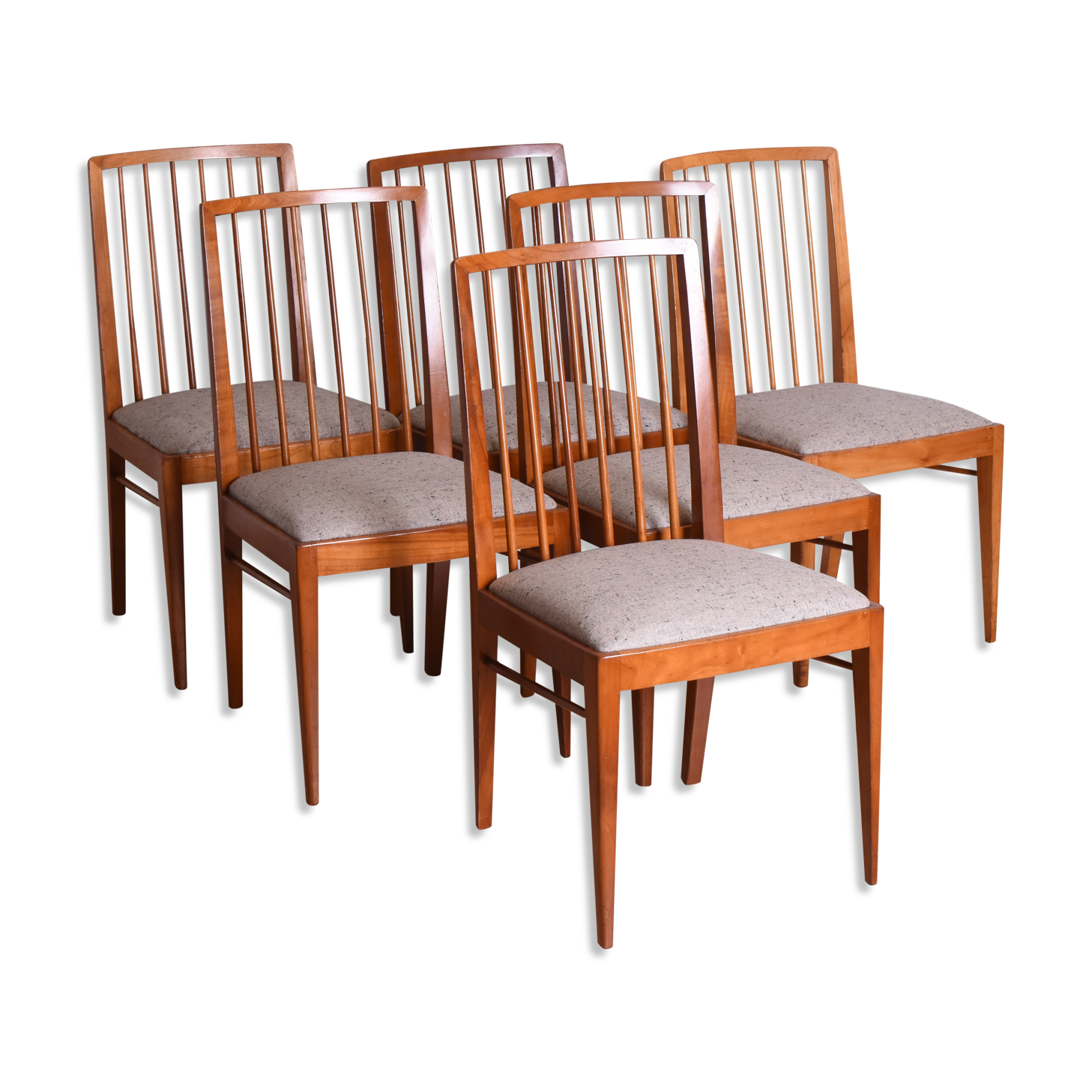 Set of six chairs, germany, 1960s