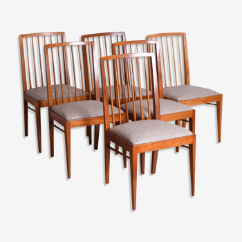 Ensemble de six chaises, allemagne, années 1960