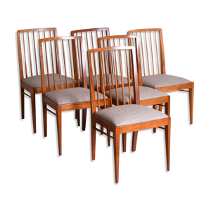 Ensemble de six chaises, - 1960