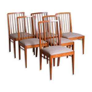 ensemble de six chaises,
