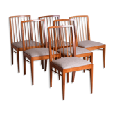 Ensemble de six chaises, allemagne, années 1960