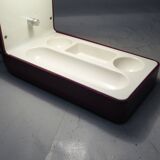 Isos burgundy lamp Giotto Stoppino Tronconi 1972