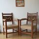 Pair of thrones vintage incredible chairs.