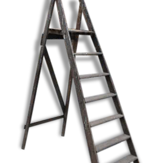 Wooden stepladder