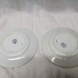 Assiettes plates Moulin des loups 452 ancienne vintage Lot de 2