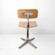 Mid Century Chaise d'école Chaise d'enfant Bois Métal Vintage Rétro Chambre d'enfant Pied Skandi Sca