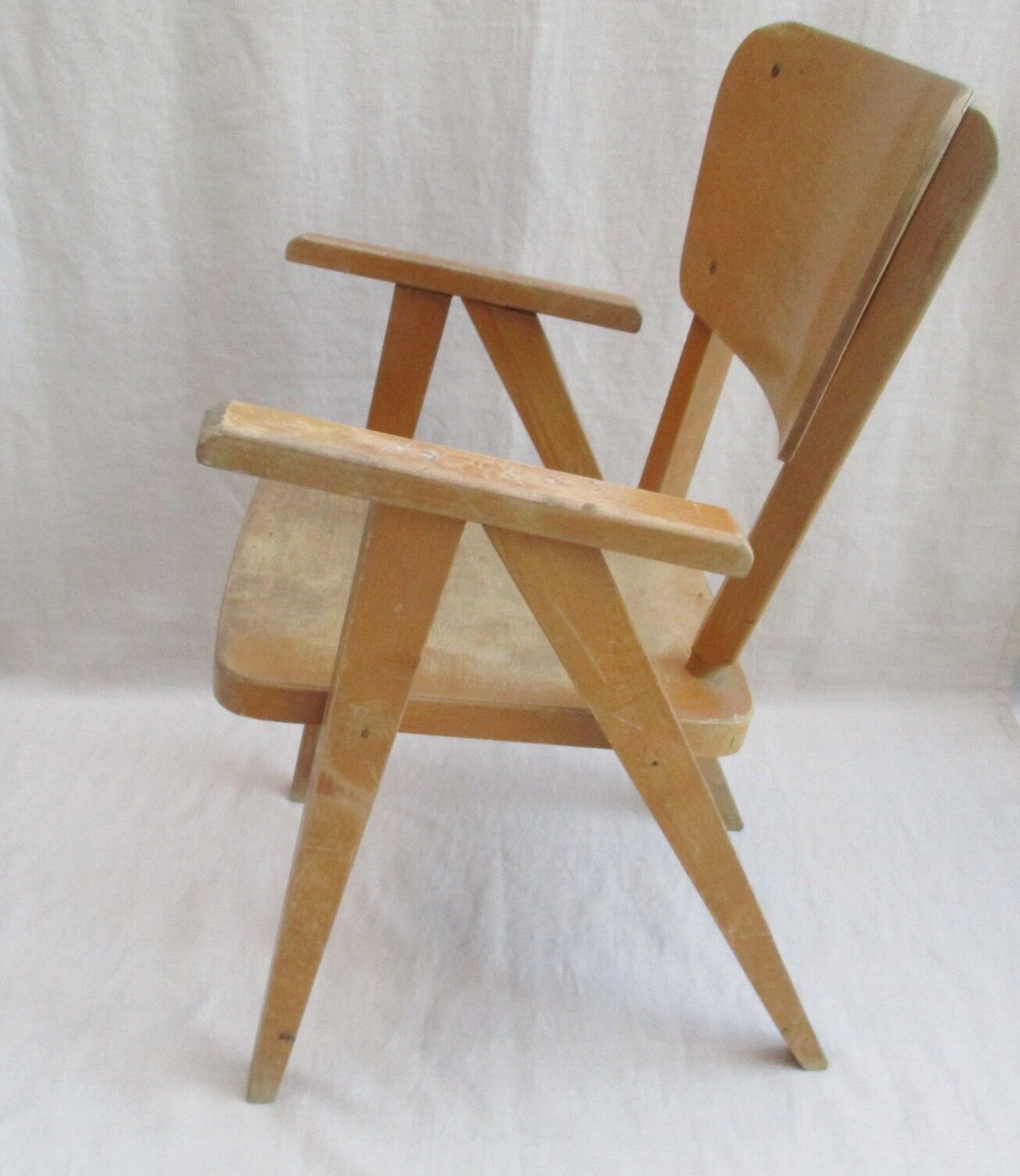 Vintage armchair child compass feet