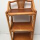 Etagère en bambou 3 niveaux vintage