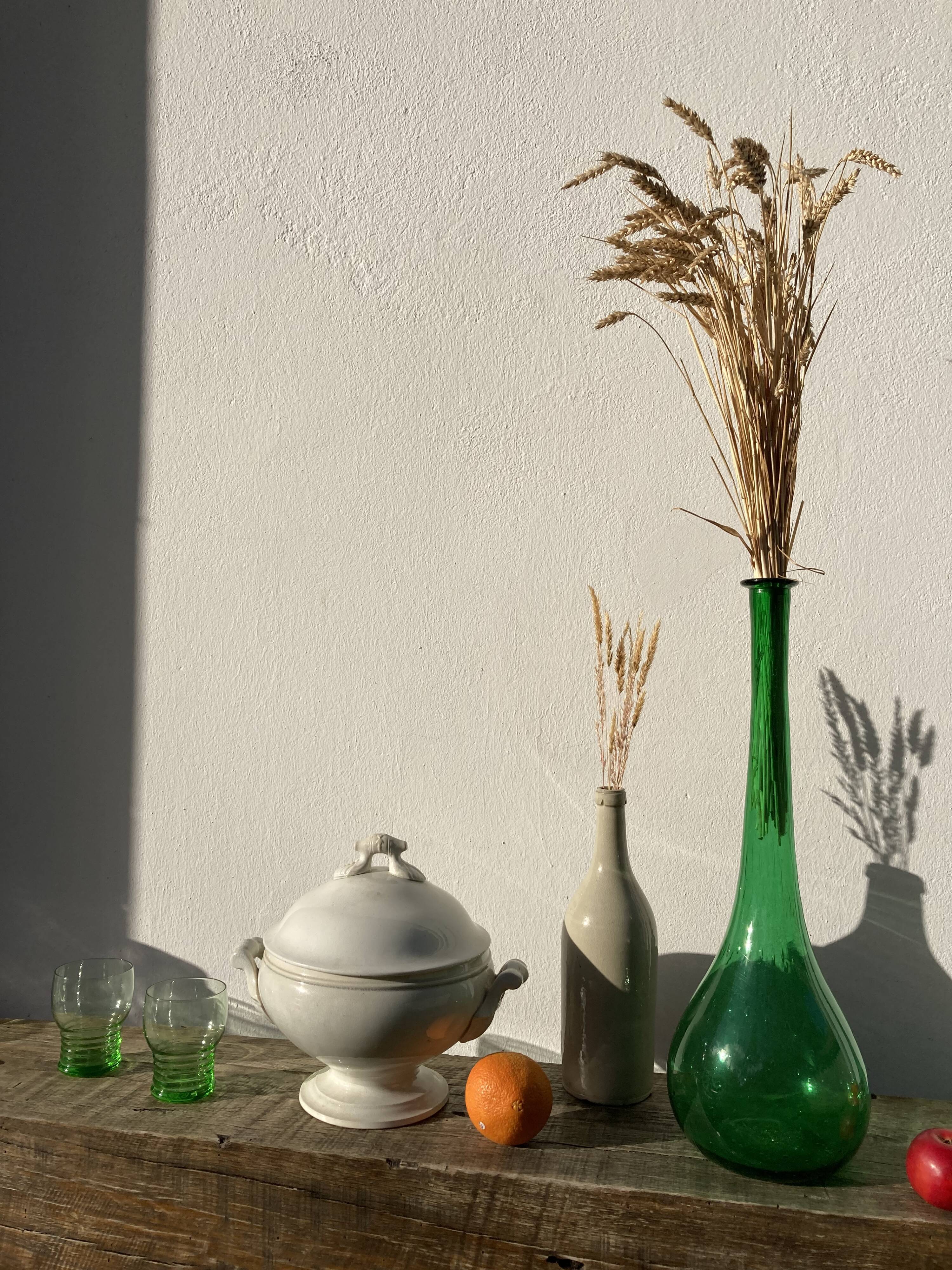 White earthenware tureen from Sarreguemines