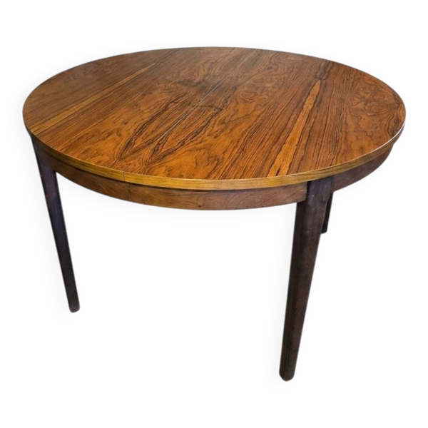 Table scandinave extensible en palissandre des années 60