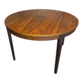 Table scandinave extensible en palissandre des années 60