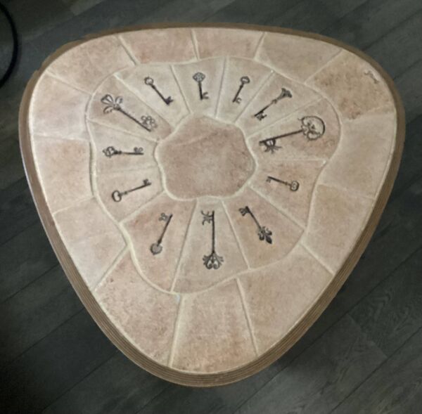 Table basse barrois