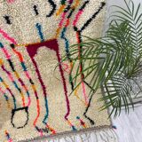 Handcrafted moroccan berber carpet 138 x 100 cm