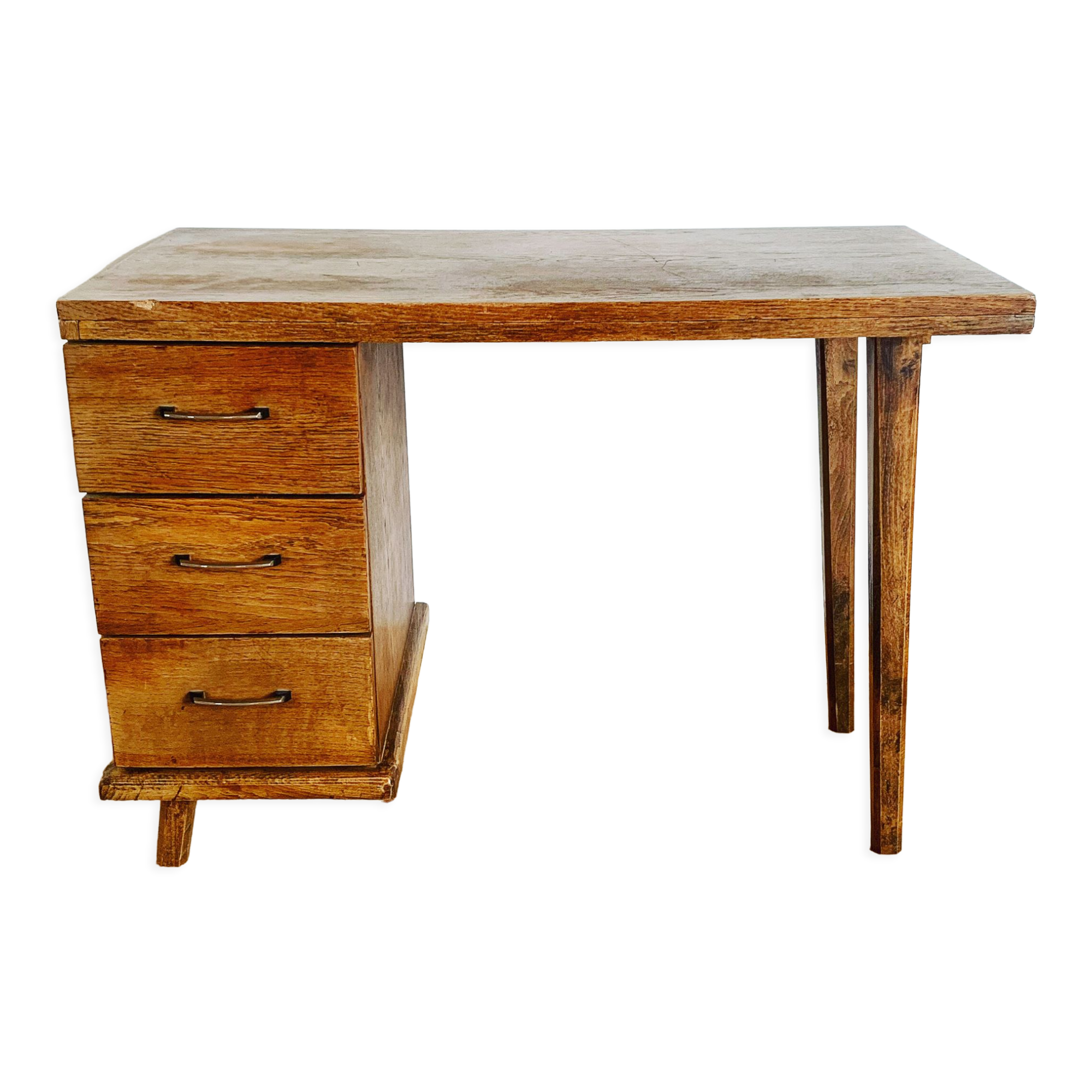 Asymmetrical vintage desk