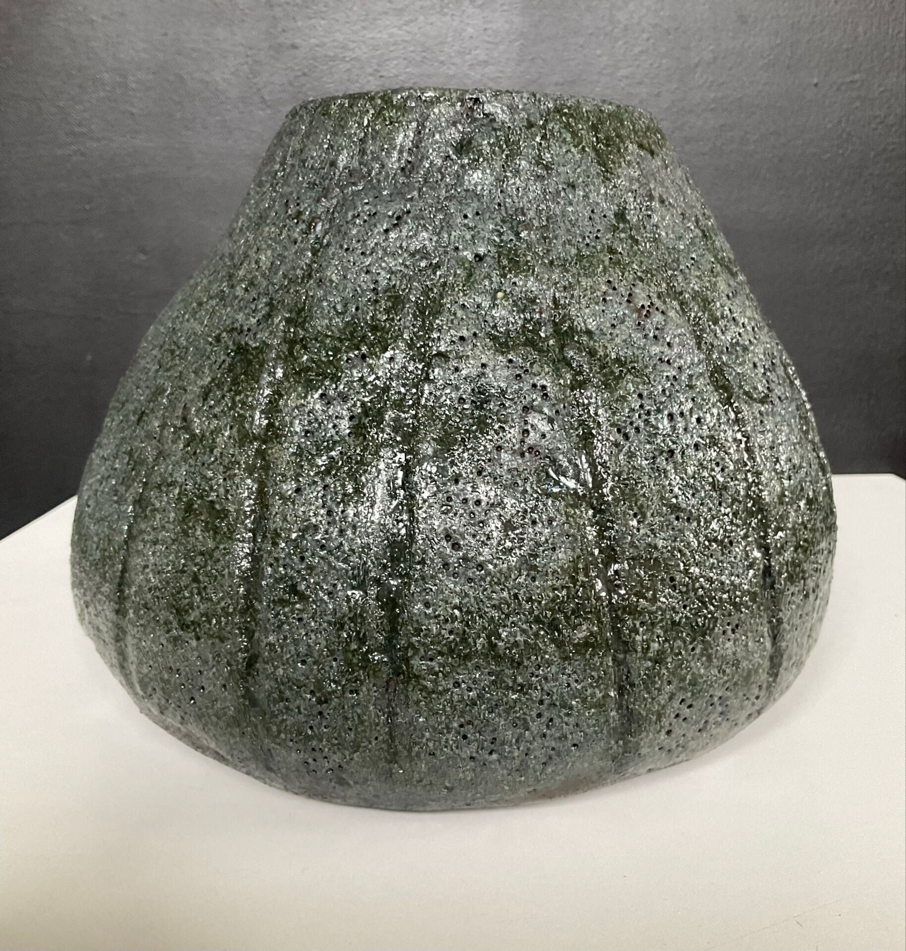 Vintage brutalist ceramic vase