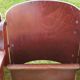 Double curved wooden theatre seats. 1940.