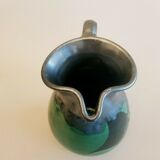 Large pitcher decanter in vintage terracotta ceramic 60s signed Buxo