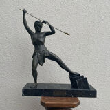 Art Deco sculpture signed Uriano
