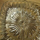 Vintage glass appetizer dish