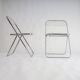 2 Plia folding chairs by Giancarlo Piretti for Anonima Castelli