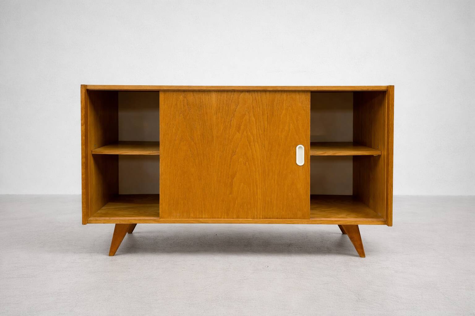 Chest of drawers mid-century veneer Jiří Jiroutek U-452 1960s Czechoslovakia