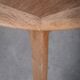 Round Oak Dining Table attributed to Svend Aage Madsen for K. Knudsen, Denmark, 1960s