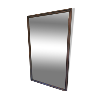 Grand miroir en bois et plâtre
