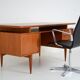 Scandinavian desk teak