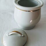 Snake porcelain sugar pot