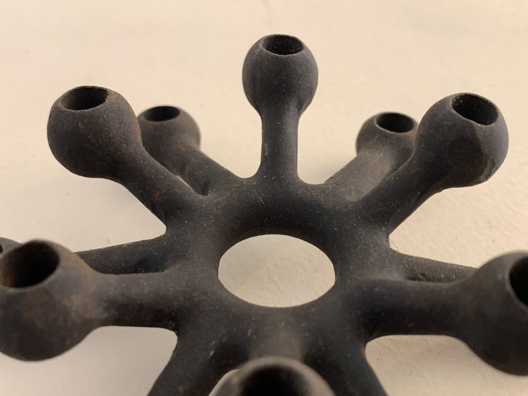 Bougeoir design scandinave Spider Jens H. Quistgaard pour Dansk, 1960