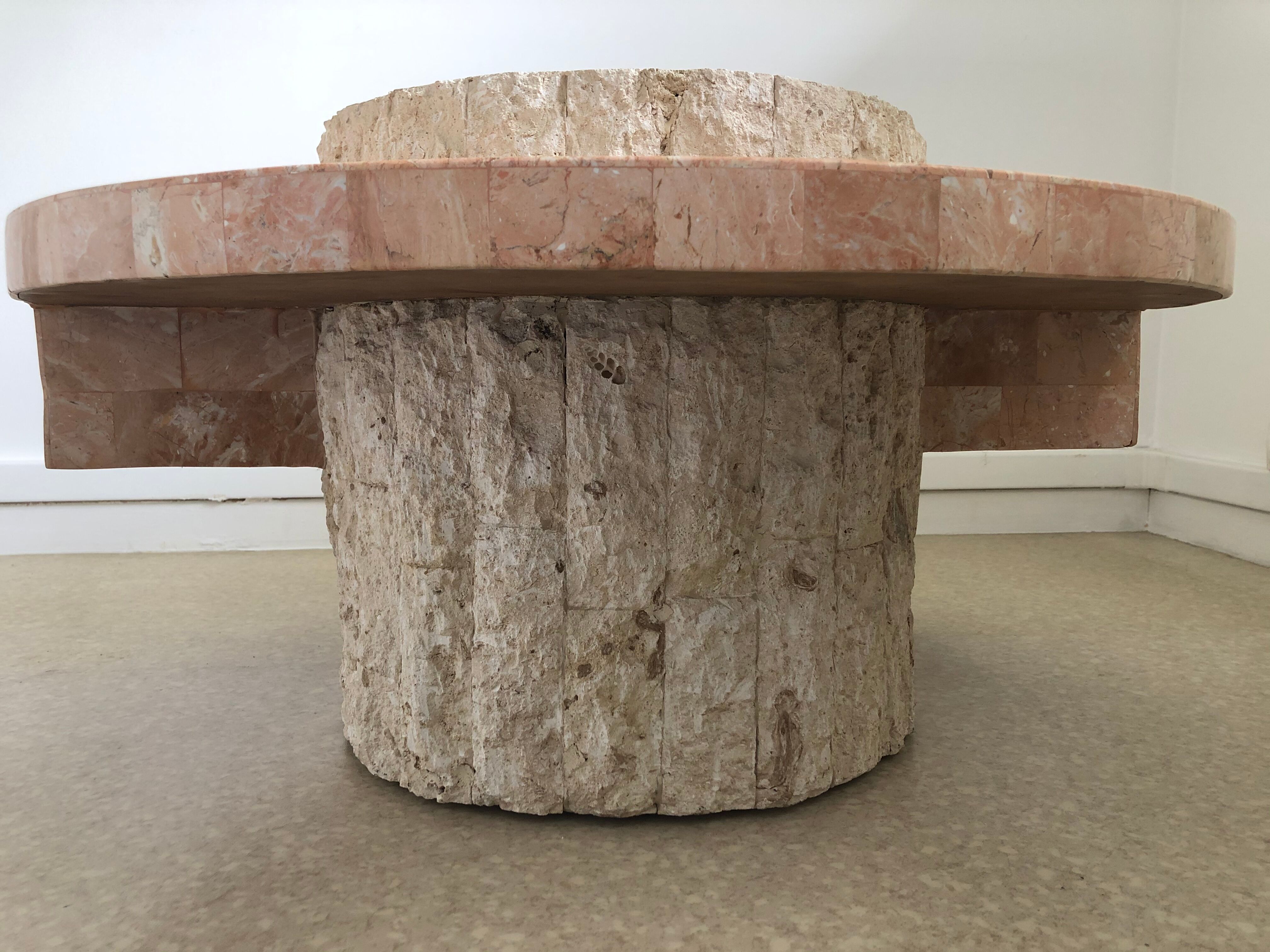 Black-pitched coffee table and faux marble tackle, Italy, 1970