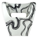 Smoke - Fauteuil Little Albert de Ron Arad, peint à la main, Signé Amane
