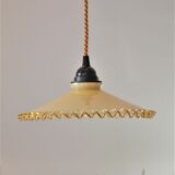 Straw yellow opaline hanging