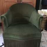 Green toad armchair