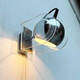 German wall lamps model 540 from the mid-century space age in the style of Gino Sarfatti, 1960s, set of 2.