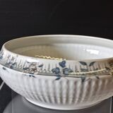 Porcelain salad bowl from Chauvigny, France, in very good condition.