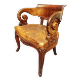 Fauteuil de bureau XIXe à restaurer