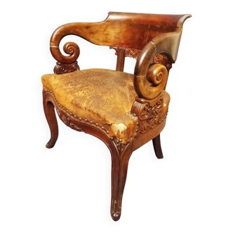 19th century office chair to restore
