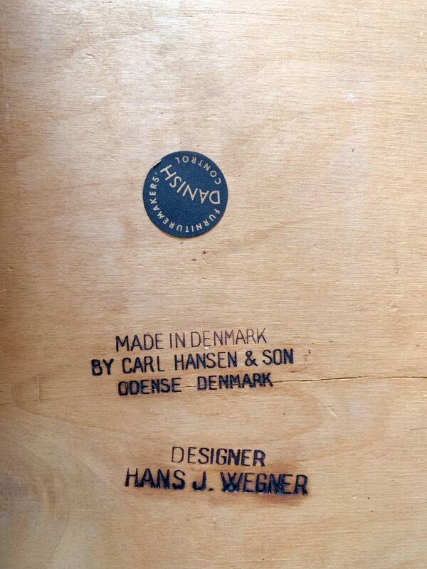 Lot de 6 chaises CH26 par Hans Wegner