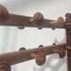 20th century solid fir hotel coat rack