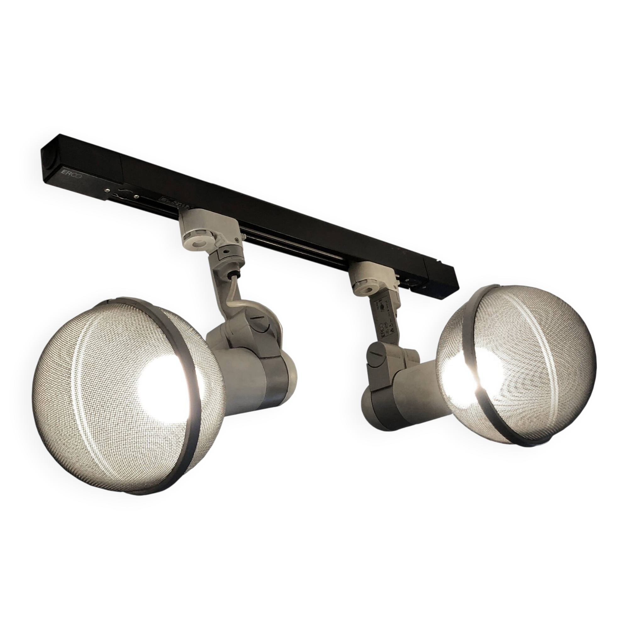 Vintage Track Ceiling Light • Micro Pin Spots • Erco • 1975