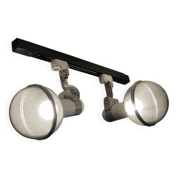 Plafonnier sur Rail Vintage • Micro Pin Spots • 1975