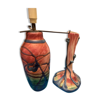 Pied de Lampe, plus onion vase, Miichele Luzoro