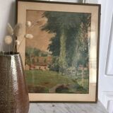 Watercolor table